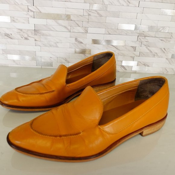 Everlane Shoes Women Leather 8.5 Slide Slip On Flat Loafer Modern Italy - Picture 1 of 16